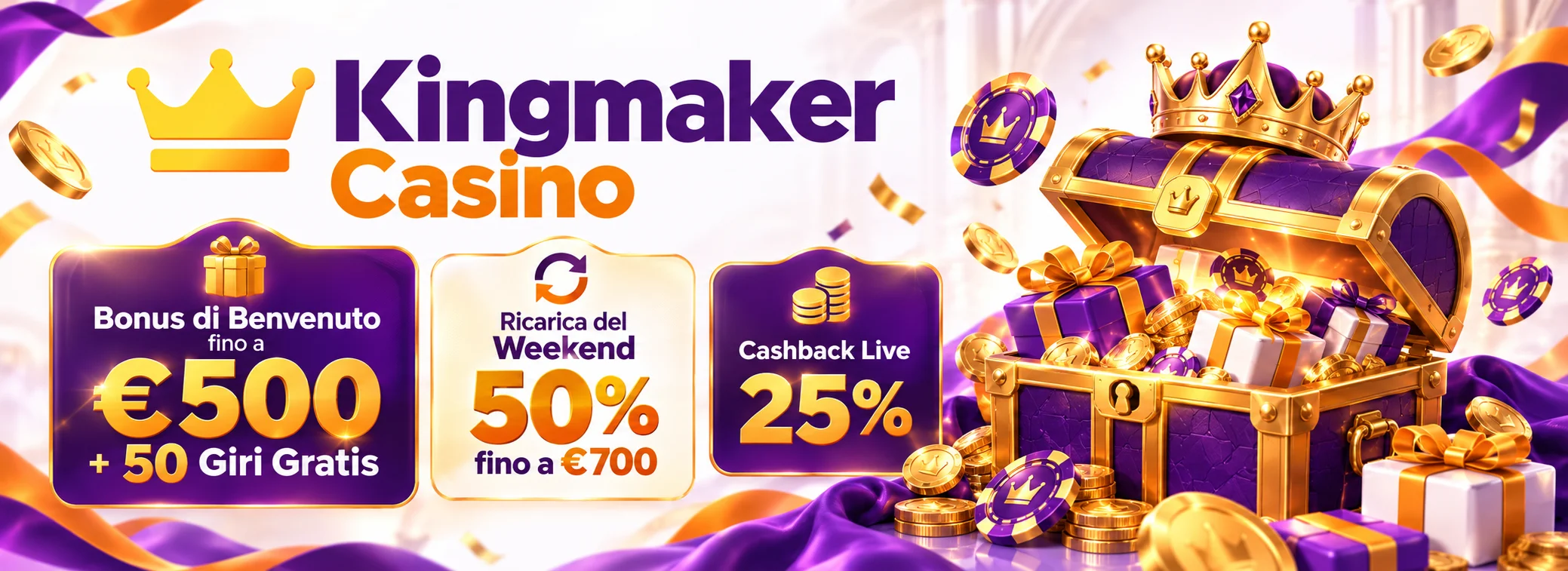 500 € + 50 giri gratis